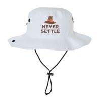 Never Settle Funny Thanksgiving Pilgrim Bucket Hat