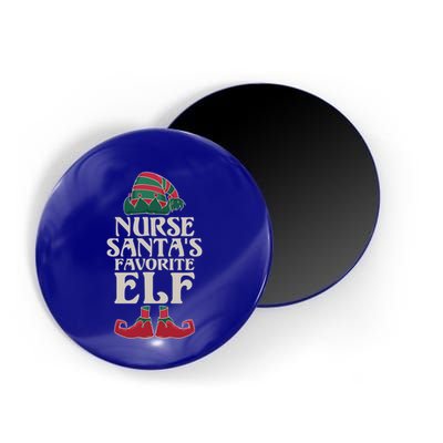Nurse Santas Favorite Elf Work Hospital Nursing Gift Magnet