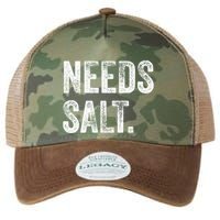 Needs Salt Funny Cooking Baking Chef Assistant Baker Retro Gift Legacy Tie Dye Trucker Hat