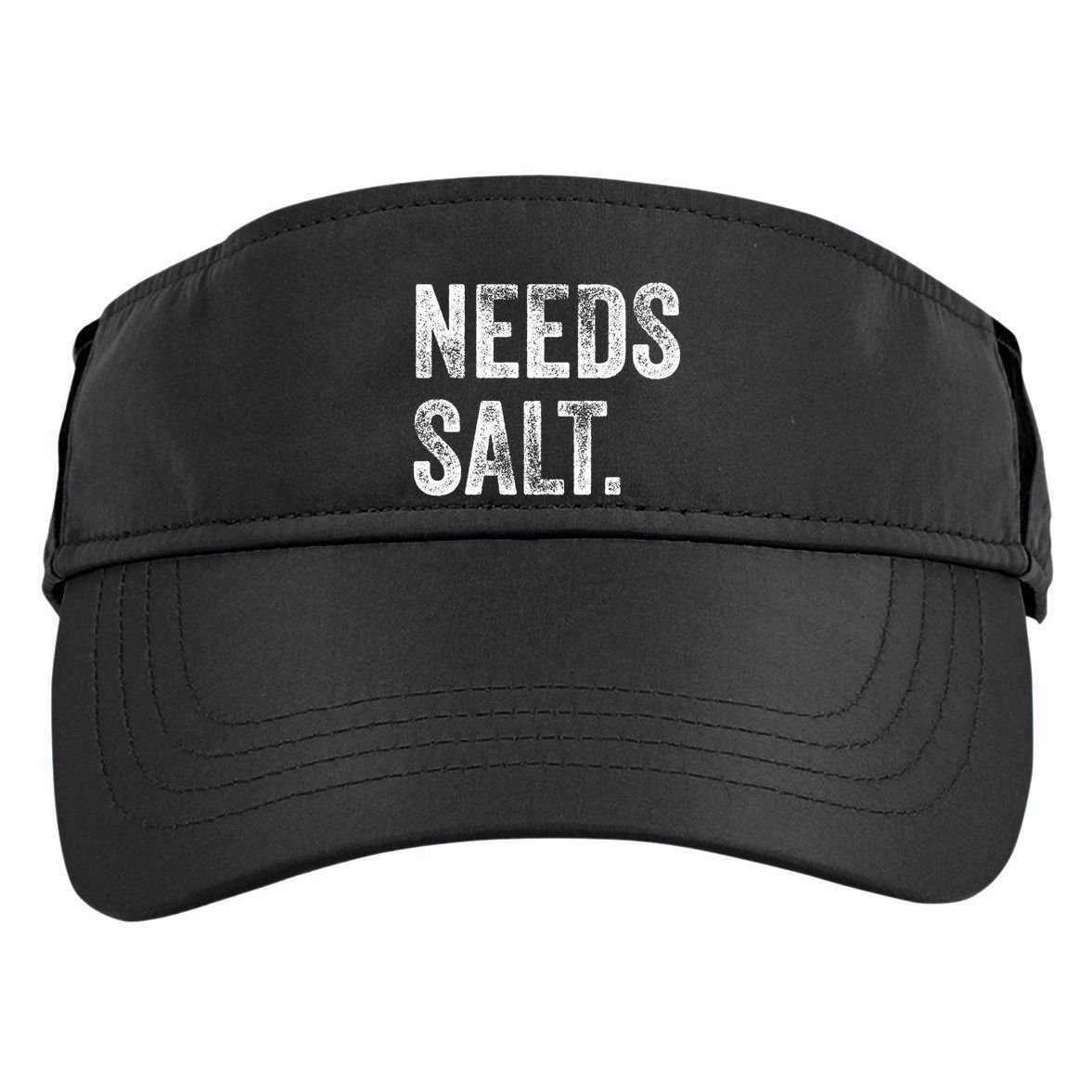 Needs Salt Funny Cooking Baking Chef Assistant Baker Retro Gift Adult Drive Performance Visor