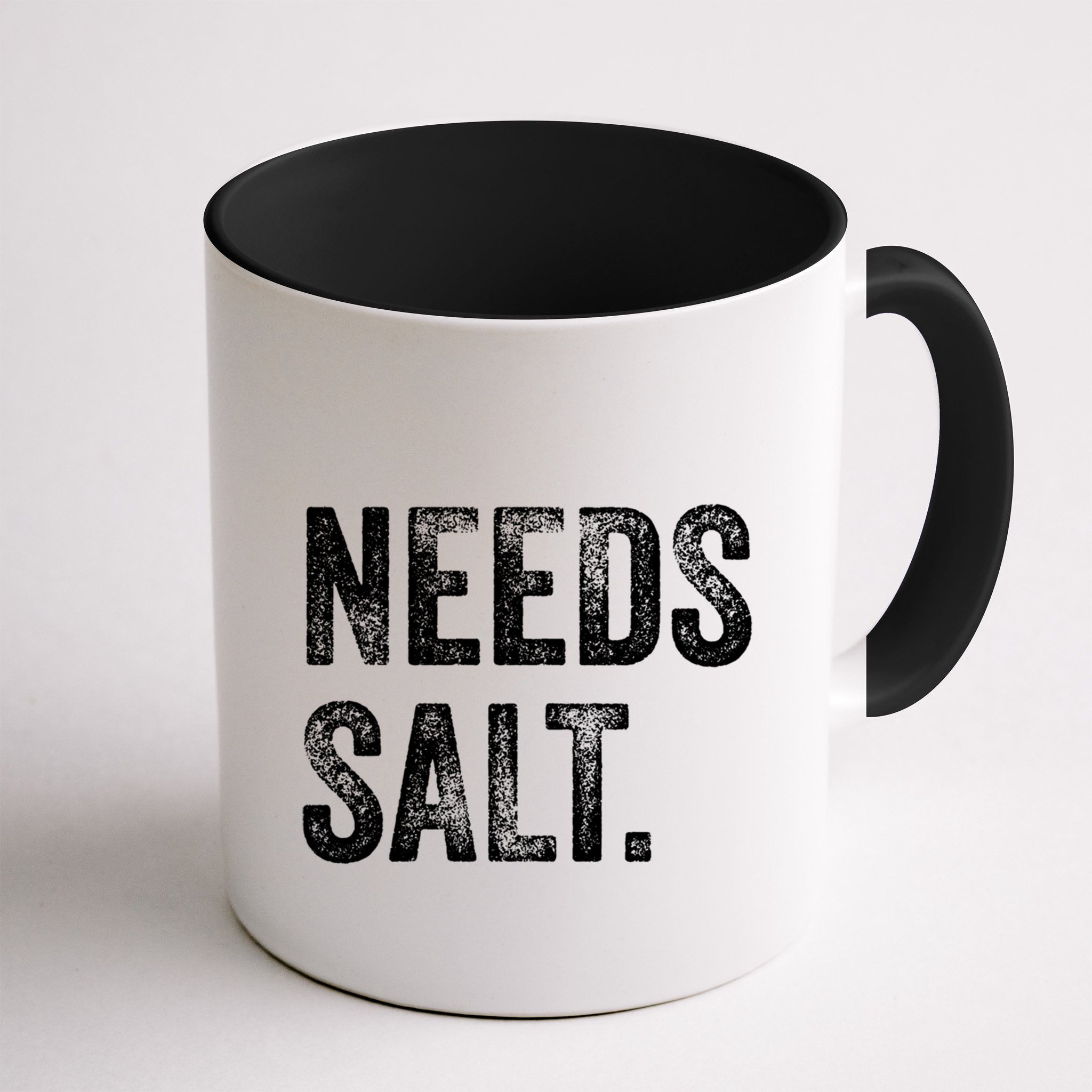 Needs Salt Funny Cooking Baking Chef Assistant Baker Retro Gift Mug