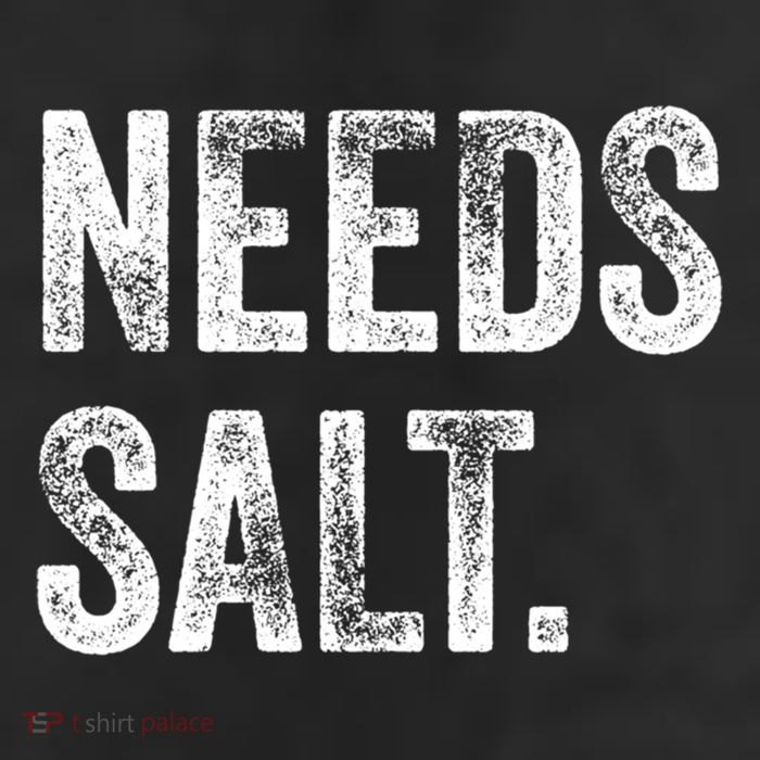 Needs Salt Funny Cooking Baking Chef Assistant Baker Retro Gift 11oz C Handle Ceramic Mug
