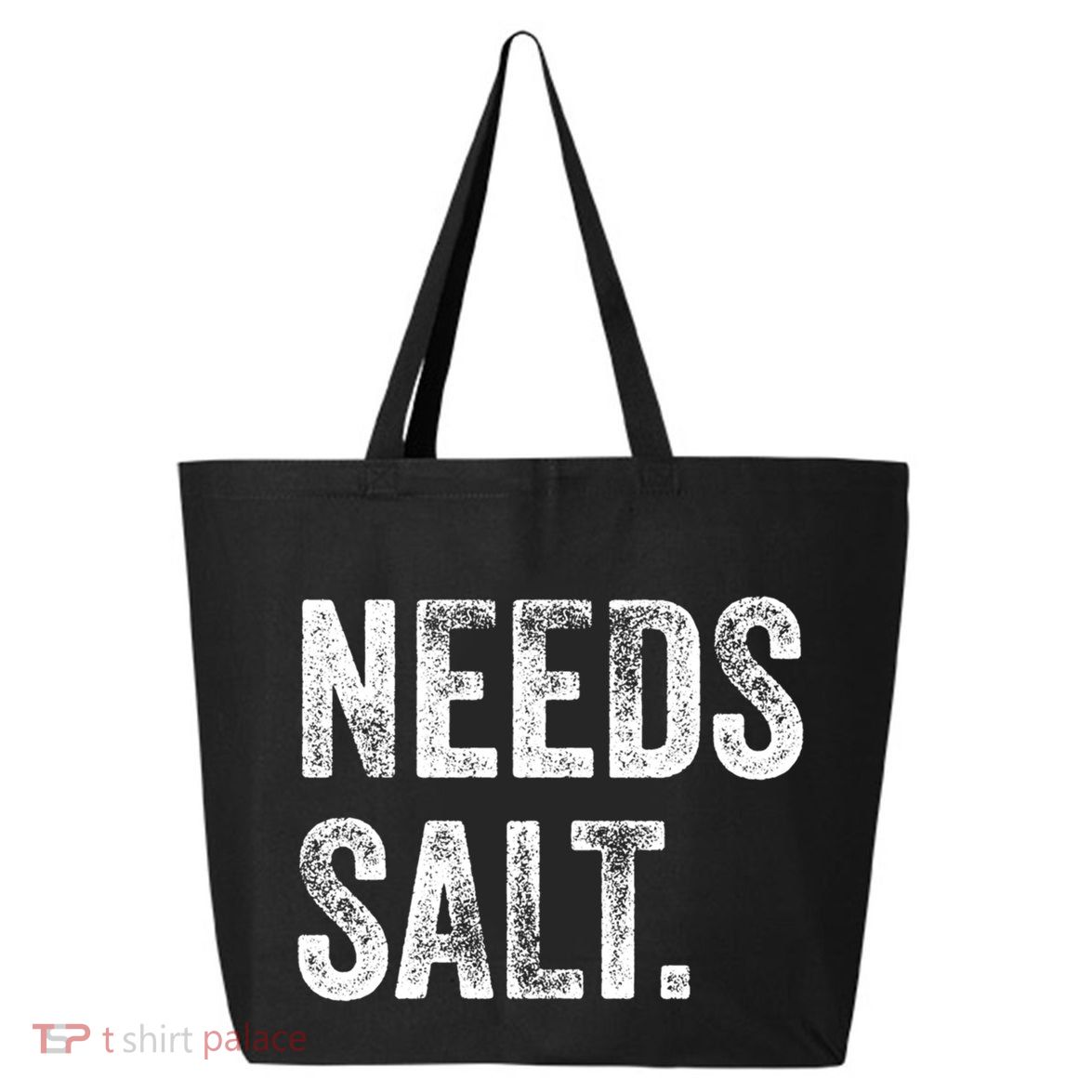 Needs Salt Funny Cooking Baking Chef Assistant Baker Retro Gift 25L Jumbo Tote
