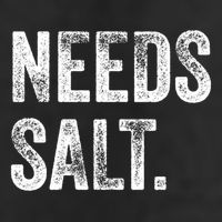 Needs Salt Funny Cooking Baking Chef Assistant Baker Retro Gift Golf Towel