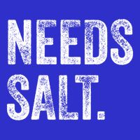 Needs Salt Funny Cooking Baking Chef Assistant Baker Retro Gift Button