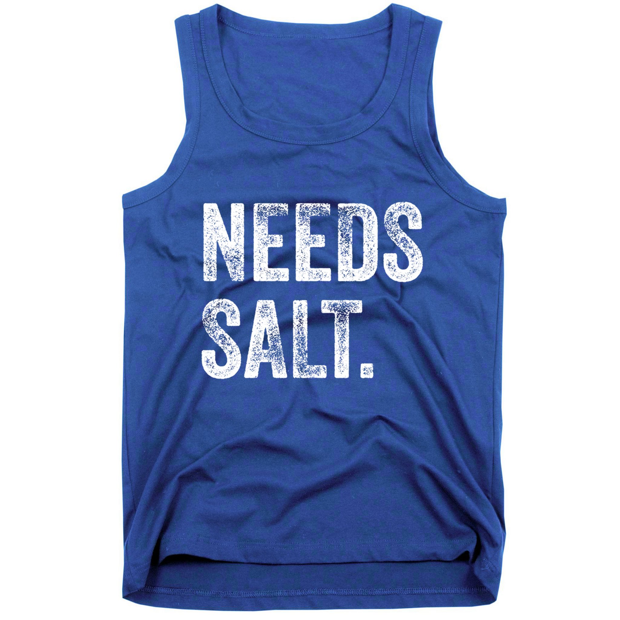 Needs Salt Funny Cooking Baking Chef Assistant Baker Retro Gift Tank Top