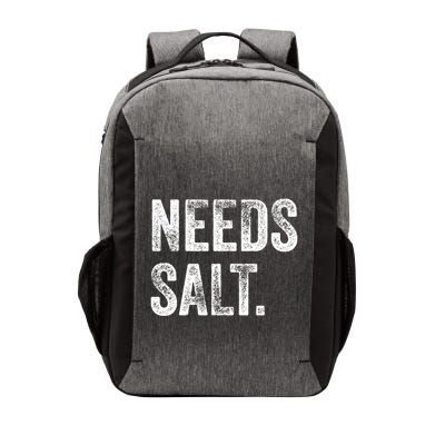 Needs Salt Funny Cooking Baking Chef Assistant Baker Retro Gift Vector Backpack