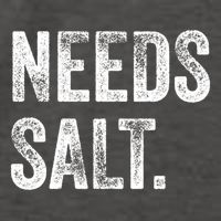Needs Salt Funny Cooking Baking Chef Assistant Baker Retro Gift Vector Backpack
