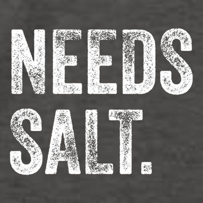 Needs Salt Funny Cooking Baking Chef Assistant Baker Retro Gift Vector Backpack