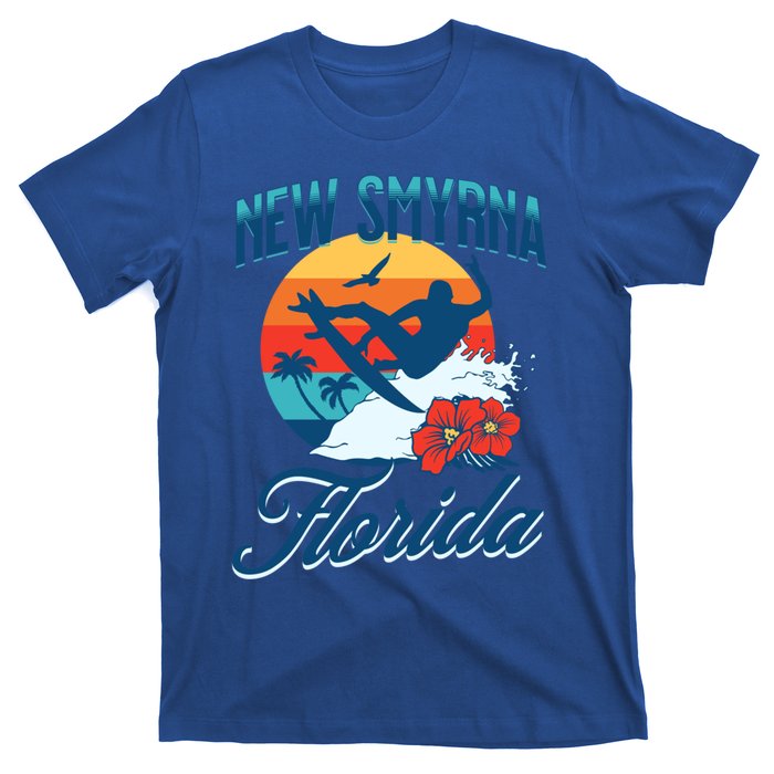 New Smyrna Florida Beach Surf Summer Vacation Vintage Gift T-Shirt