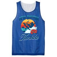 New Smyrna Florida Beach Surf Summer Vacation Vintage Gift Mesh Reversible Basketball Jersey Tank