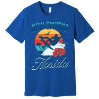 New Smyrna Florida Beach Surf Summer Vacation Vintage Gift Premium T-Shirt