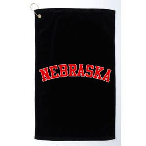 Nebraska Sports Fan Word Logo Football Platinum Collection Golf Towel