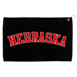 Nebraska Sports Fan Word Logo Football Grommeted Golf Towel