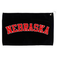 Nebraska Sports Fan Word Logo Football Grommeted Golf Towel