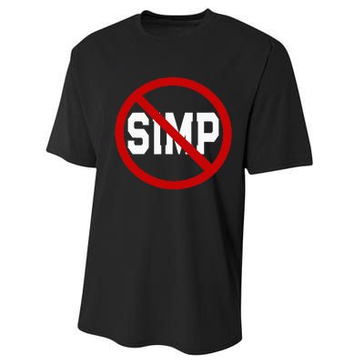 No Simps Funny Novelty Simp Simp Halloween Performance Sprint T-Shirt