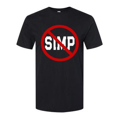 No Simps Funny Novelty Simp Simp Halloween Softstyle® CVC T-Shirt