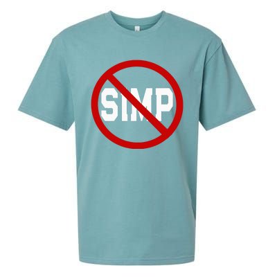 No Simps Funny Novelty Simp Simp Halloween Sueded Cloud Jersey T-Shirt