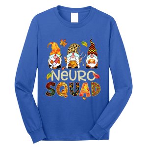 Neuro Squad Gnome Nurse Leopard Thanksgiving Stethoscope Gift Long Sleeve Shirt