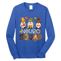 Neuro Squad Gnome Nurse Leopard Thanksgiving Stethoscope Gift Long Sleeve Shirt