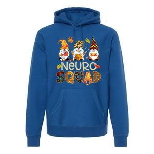 Neuro Squad Gnome Nurse Leopard Thanksgiving Stethoscope Gift Premium Hoodie