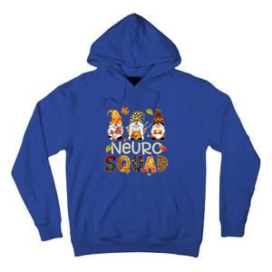 Neuro Squad Gnome Nurse Leopard Thanksgiving Stethoscope Gift Tall Hoodie