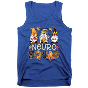 Neuro Squad Gnome Nurse Leopard Thanksgiving Stethoscope Gift Tank Top