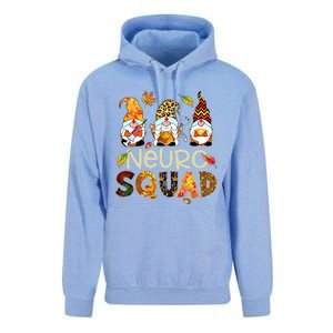 Neuro Squad Gnome Nurse Leopard Thanksgiving Stethoscope Gift Unisex Surf Hoodie