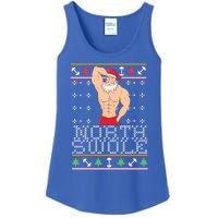 North Swole Gift Ugly Christmas Fit Sexy Santa Ladies Essential Tank