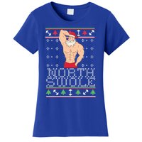 North Swole Gift Ugly Christmas Fit Sexy Santa Women's T-Shirt