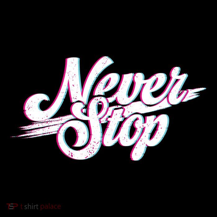 Never Stop Gym Motivation Print Bag