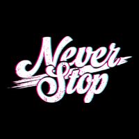Never Stop Gym Motivation Print Poster