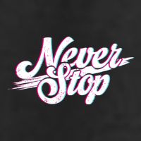 Never Stop Gym Motivation Print Golf Towel