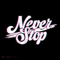 Never Stop Gym Motivation Print Wool Snapback Cap
