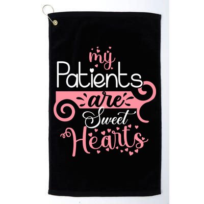Nursing Student Gift My Patients Are My Valentines Funny Nurse Gift Golf Towel