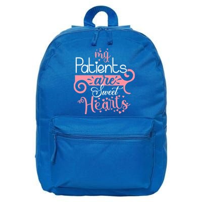 Nursing Student Gift My Patients Are My Valentines Funny Nurse Gift 16 in Basic Backpack