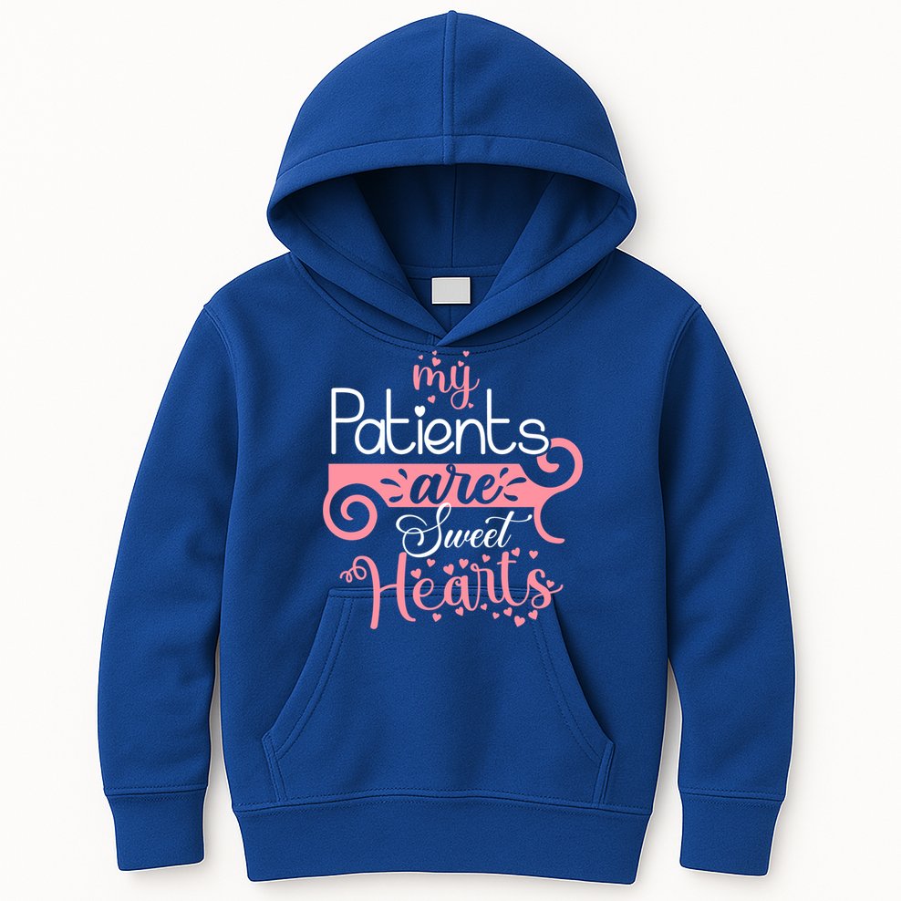 Nursing Student Gift My Patients Are My Valentines Funny Nurse Gift Kids Hoodie
