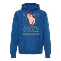 North Swole Great Gift Ugly Christmas Sweater Fit Sexy Santa Premium Hoodie