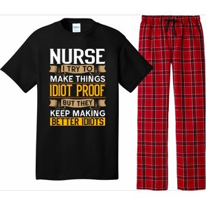 Nurse Sarcastic Graphic Funny Nursing Cool Gift Pajama Set