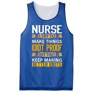 Nurse Sarcastic Graphic Funny Nursing Cool Gift Mesh Reversible Basketball Jersey Tank