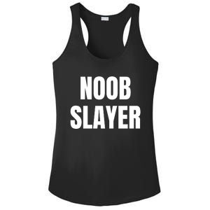 Noob Slayer Gamer Video Games Ladies PosiCharge Competitor Racerback Tank