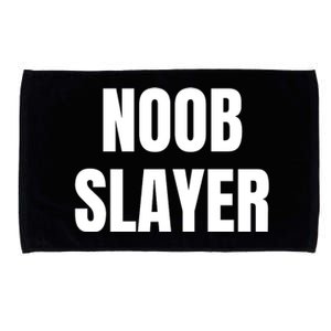 Noob Slayer Gamer Video Games Microfiber Hand Towel