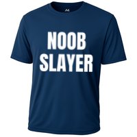 Noob Slayer Gamer Video Games Cooling Performance Crew T-Shirt