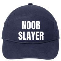 Noob Slayer Gamer Video Games 7-Panel Snapback Hat