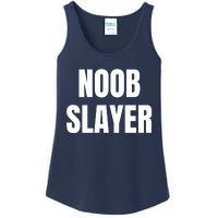 Noob Slayer Gamer Video Games Ladies Essential Tank