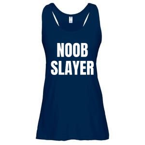 Noob Slayer Gamer Video Games Ladies Essential Flowy Tank