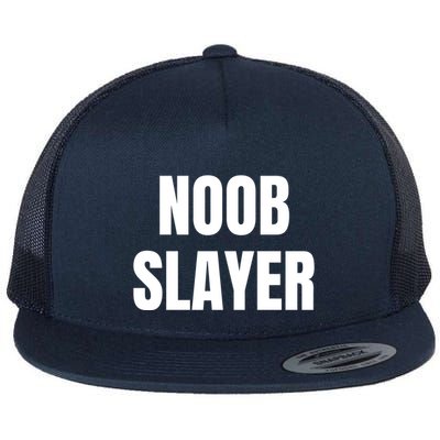Noob Slayer Gamer Video Games Flatbill Hat