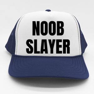 Noob Slayer Gamer Video Games Trucker Hat