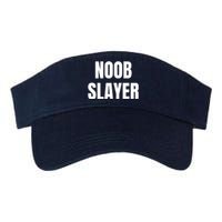 Noob Slayer Gamer Video Games Valucap Bio-Washed Visor