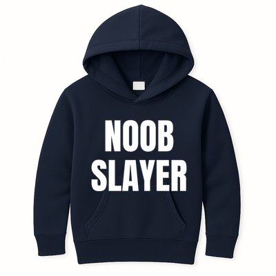 Noob Slayer Gamer Video Games Kids Hoodie